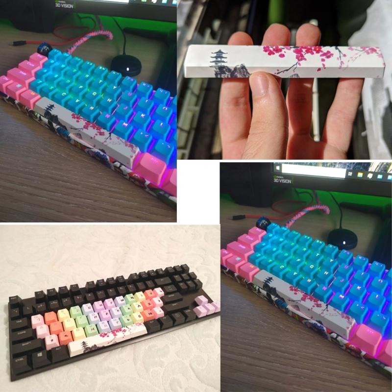 Nút Bàn Phím Cơ PBT Dày In Hình btsg PBT 5 Mẫu Tùy Chọn
