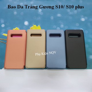 S10/ S10 plus|| Bao Da Clear View Standing Samsung S10/ S10 plus - Pk NQV