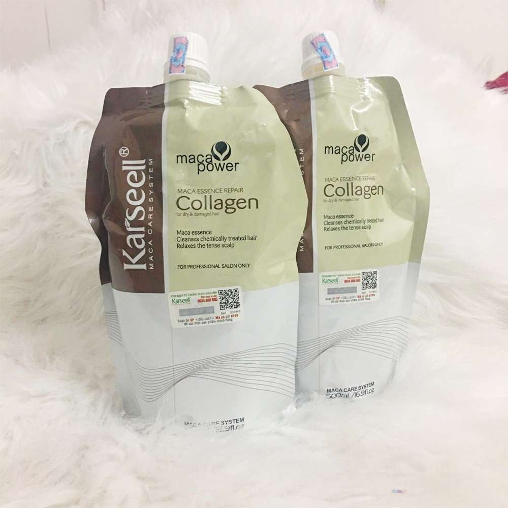 Dầu hấp tóc Collagen Karseell Maca HONGKONG