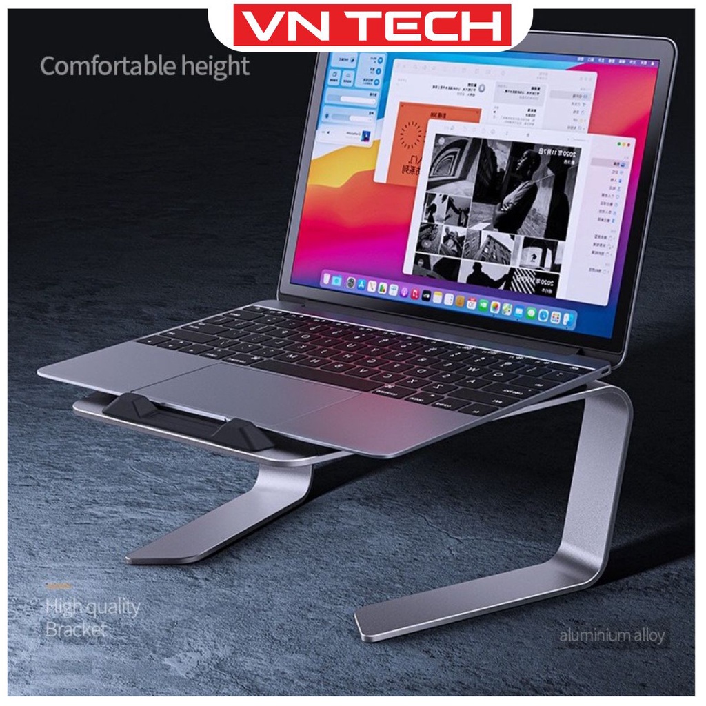 Giá đỡ laptop stand nhôm hỗ trợ tản nhiệt XStand P49 dành cho Macbook/ Ultrabook 12 inch - 15.6 inch