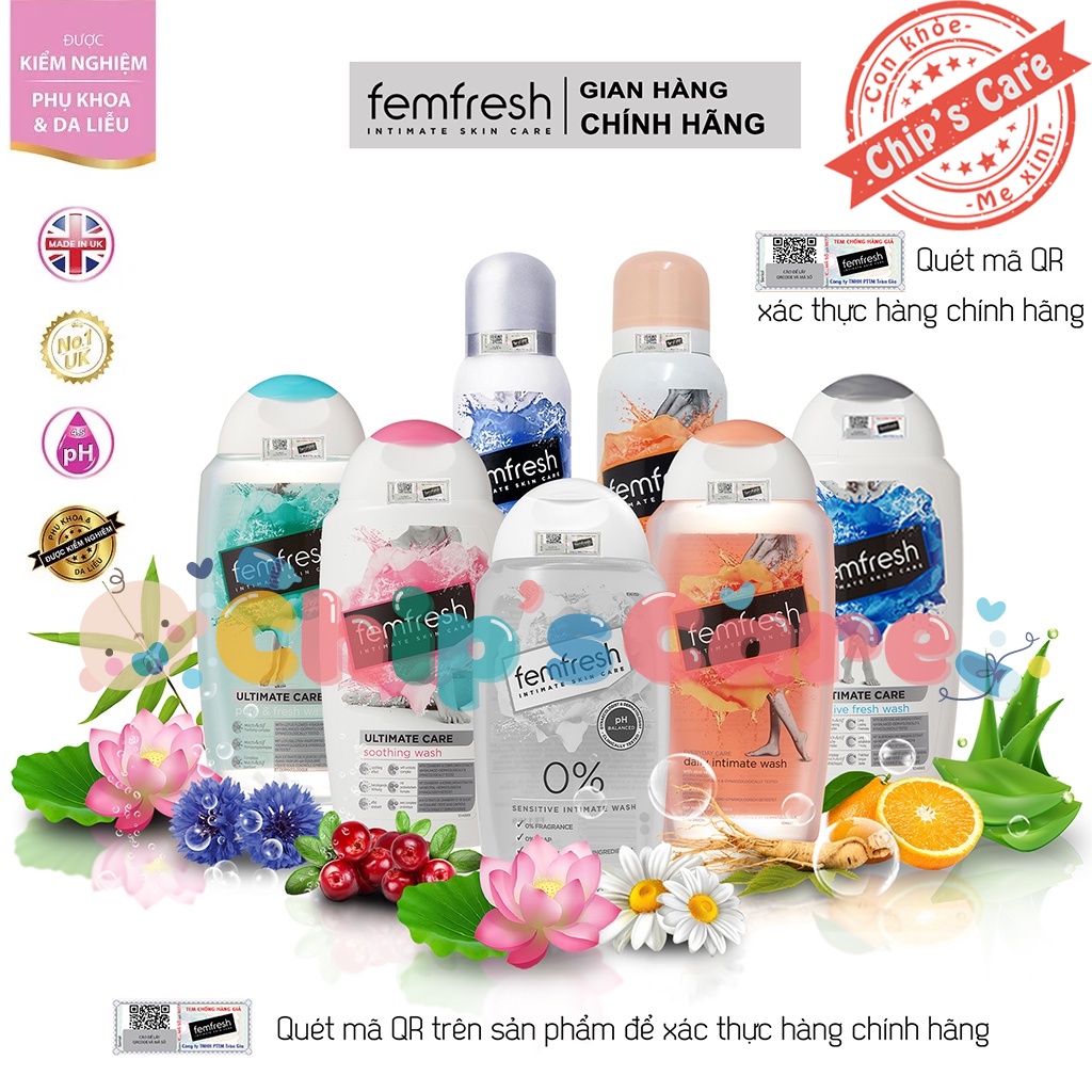 Femfresh Dung dịch vệ sinh FEMFRESH chính hãng