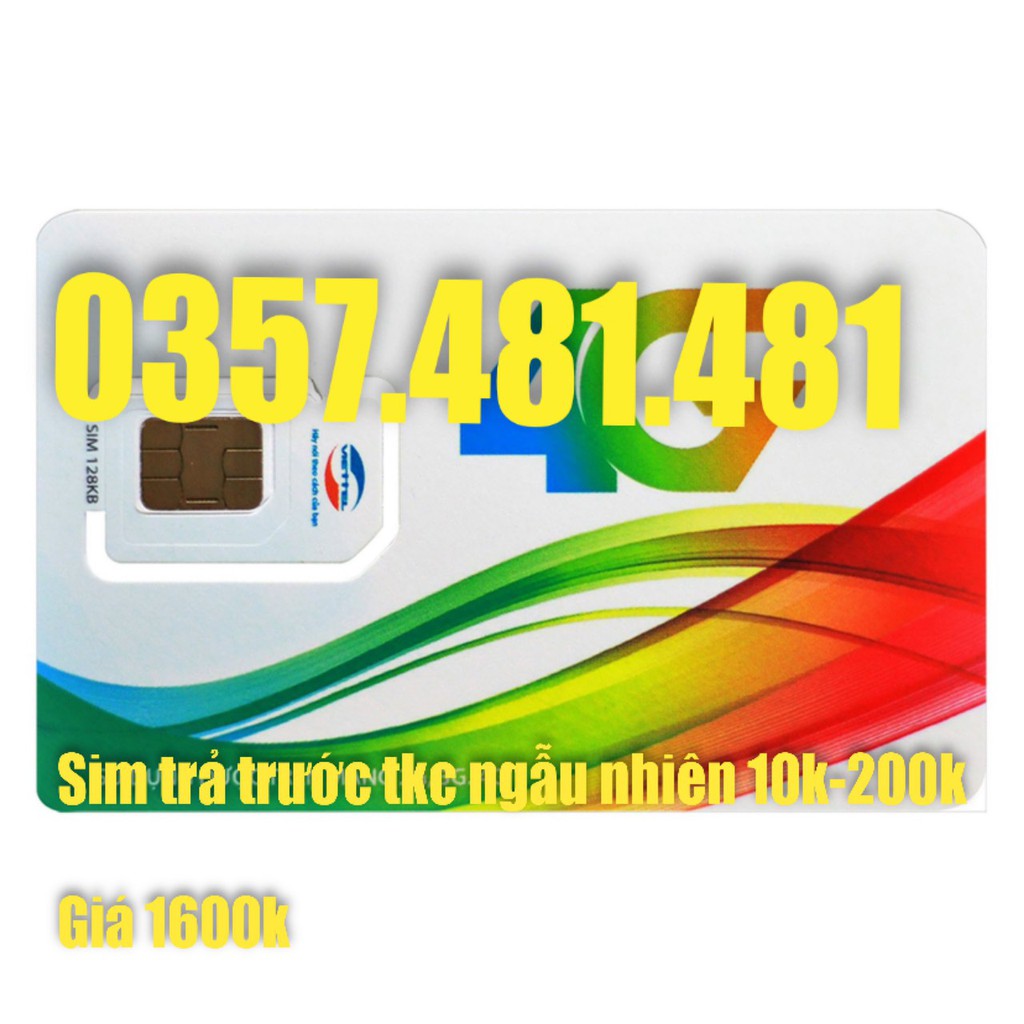 Sim taxi, tứ quý viettel trả trước số đẹp dùng làm hotline