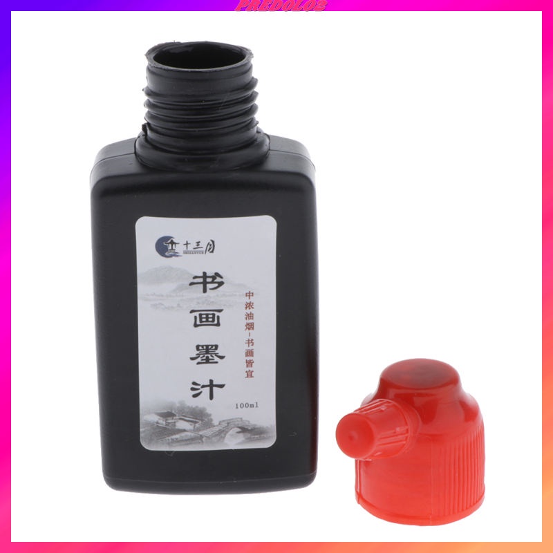 Bình Mực Viết Thư Pháp 100Ml Predolo2 Màu Đen Cho Họa Sĩ / Họa Sĩ