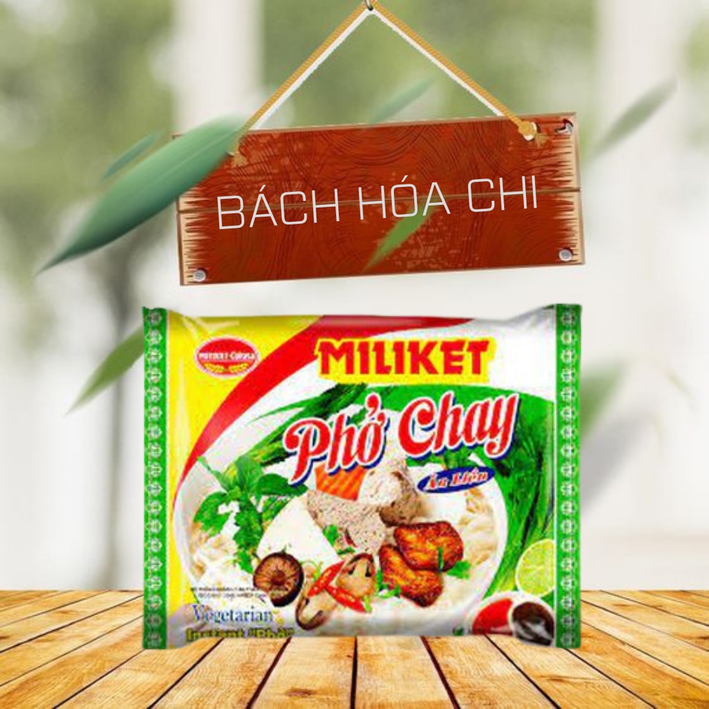 Thùng 30  gói Phở Chay MILIKET 60G