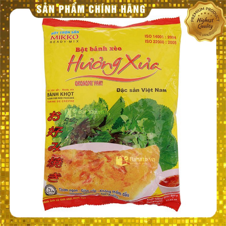 Bột bánh xèo, bánh khọt Mikko Hương Xưa 500g