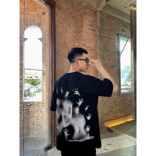 YOSICLUB ÁO THUN đen SHADOW TEE