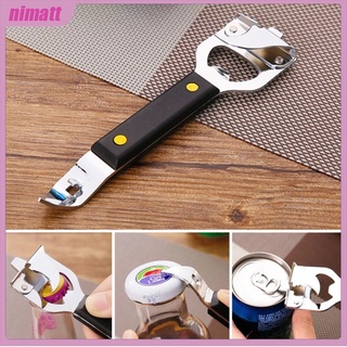 Dụng Cụ Mở Nắp Chai / Lon Bia Chất Liệu Inox Đa Năng Tiện Dụng Cho Gia Đình