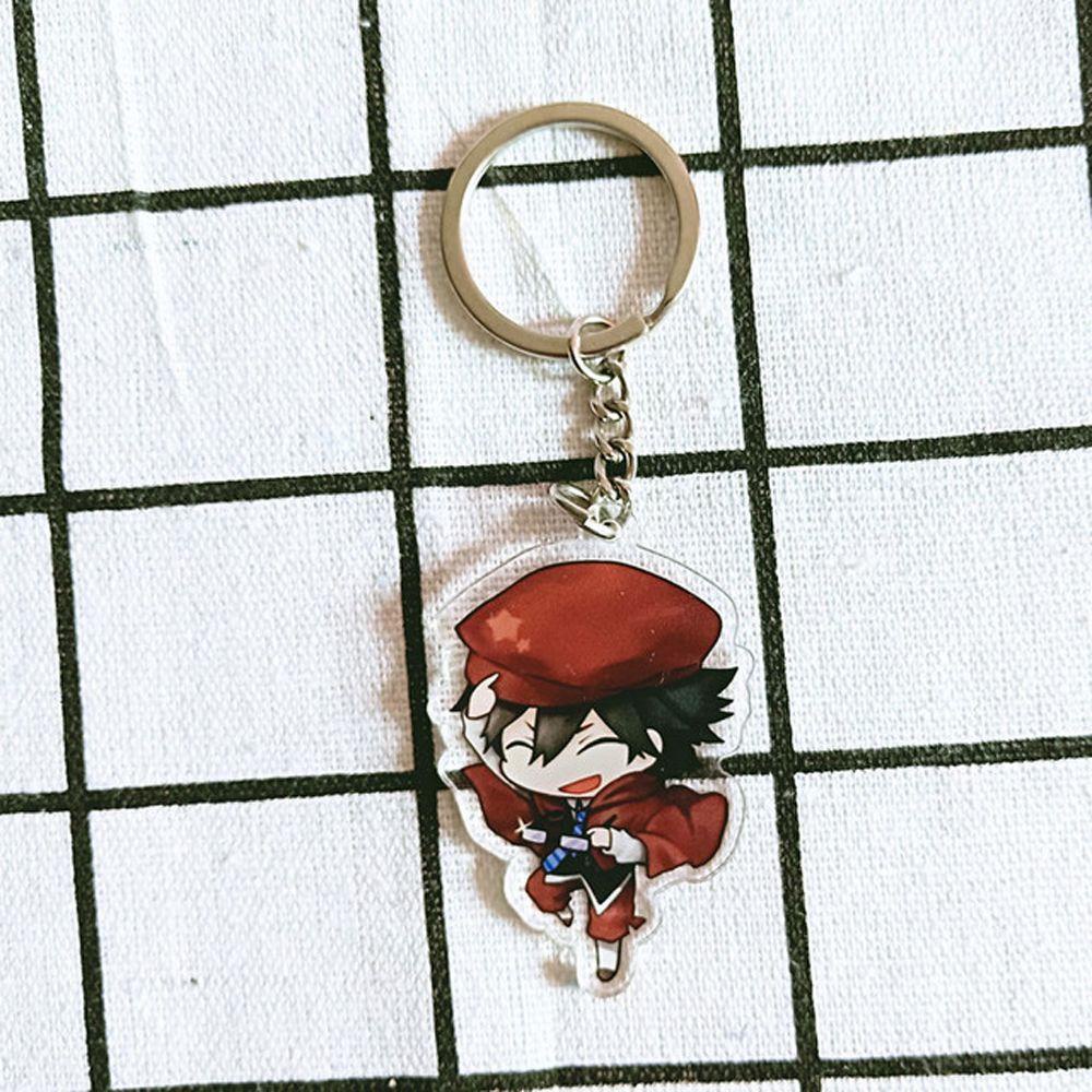 Móc Khóa Hình Chú Chó Trong Suốt Hai Mặt REBUY1 Bungo Stray Dogs