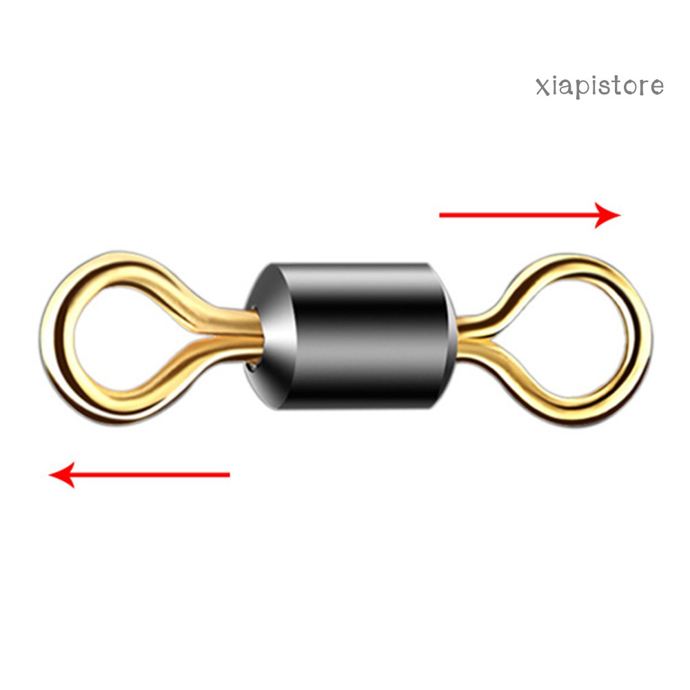 50 Khóa ma ní hình số 8 bằng thép không gỉ cho câu cá