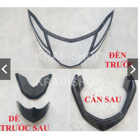 Trọn bộ 14 món ốp Freego Carbon