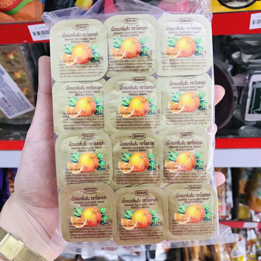 Kẹo ngậm C Thái Lan vỉ 24 hộp nhỏ