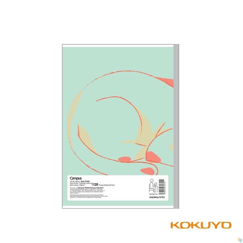 Vở kẻ ngang Campus 120 trang mèo