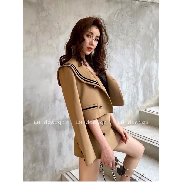 Set dạ lì cổ thuỷ thủ chuẩn ảnh