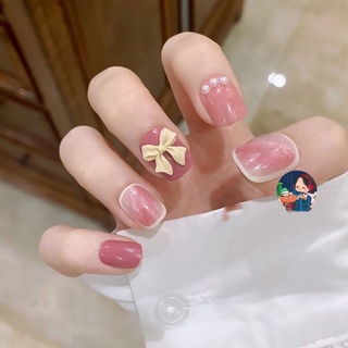 Set nailbox 10 móng ( gắn nơ, vẽ, đính ngọc)