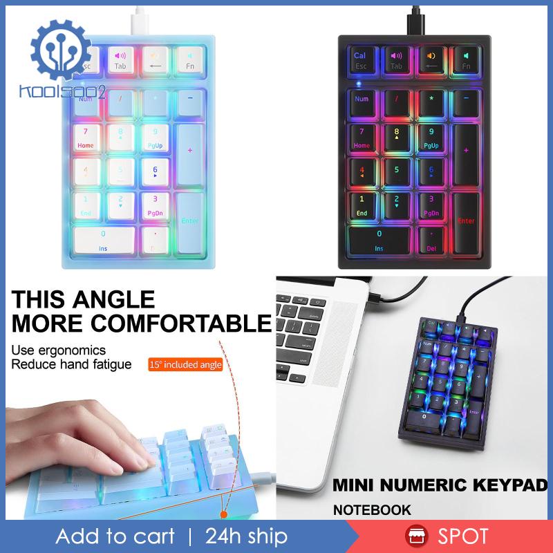 Bàn Phím Số Cơ 21 Phím Có Dây Cho Máy Tính