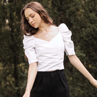 Áo croptop chất liệu linen mùa hè cho nữ Caffeine Studio