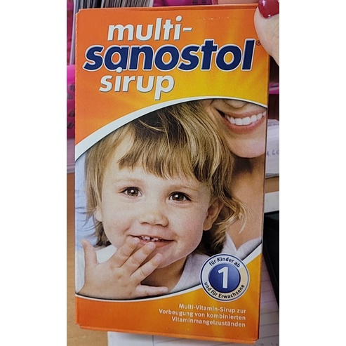 Multivitamin Syrup Sanostol số 1 giúp bé khoẻ mạnh tinh anh Đức