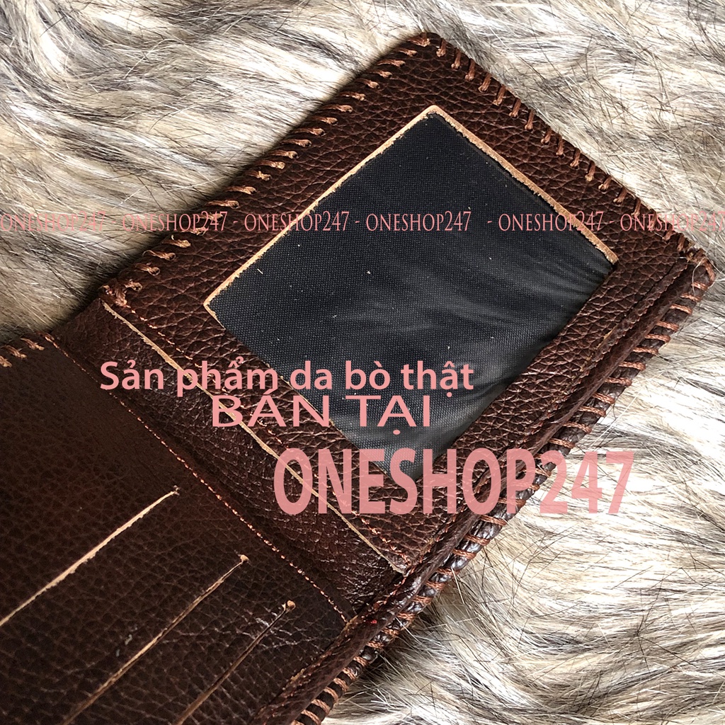 Ví nam A171V, bóp da bò nam thật 100%, chuẩn đẹp