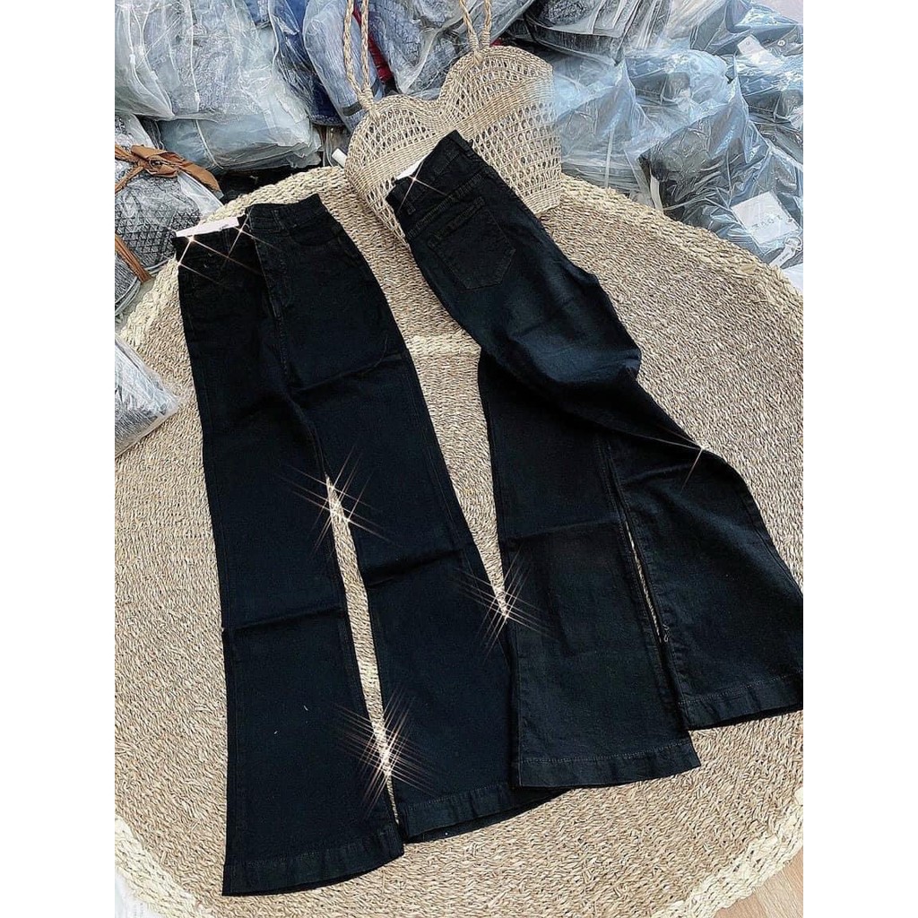 JEANS ỐNG LOE - SIÊU HACK DÁNG (MÃ 08) [Moment House]