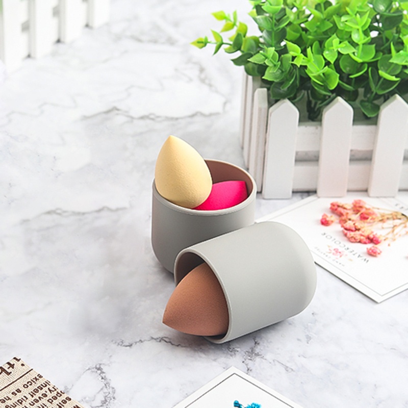 Hộp Silicone Đựng Mút Trang Điểm Chống Bụi Tiện Lợi