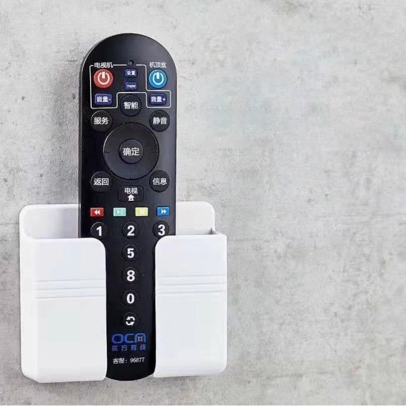 Giá dán tường để điện thoại kệ đỡ remote điều khiển ổ cắm dây điện đồ dùng nhỏ đa năng Dimino
