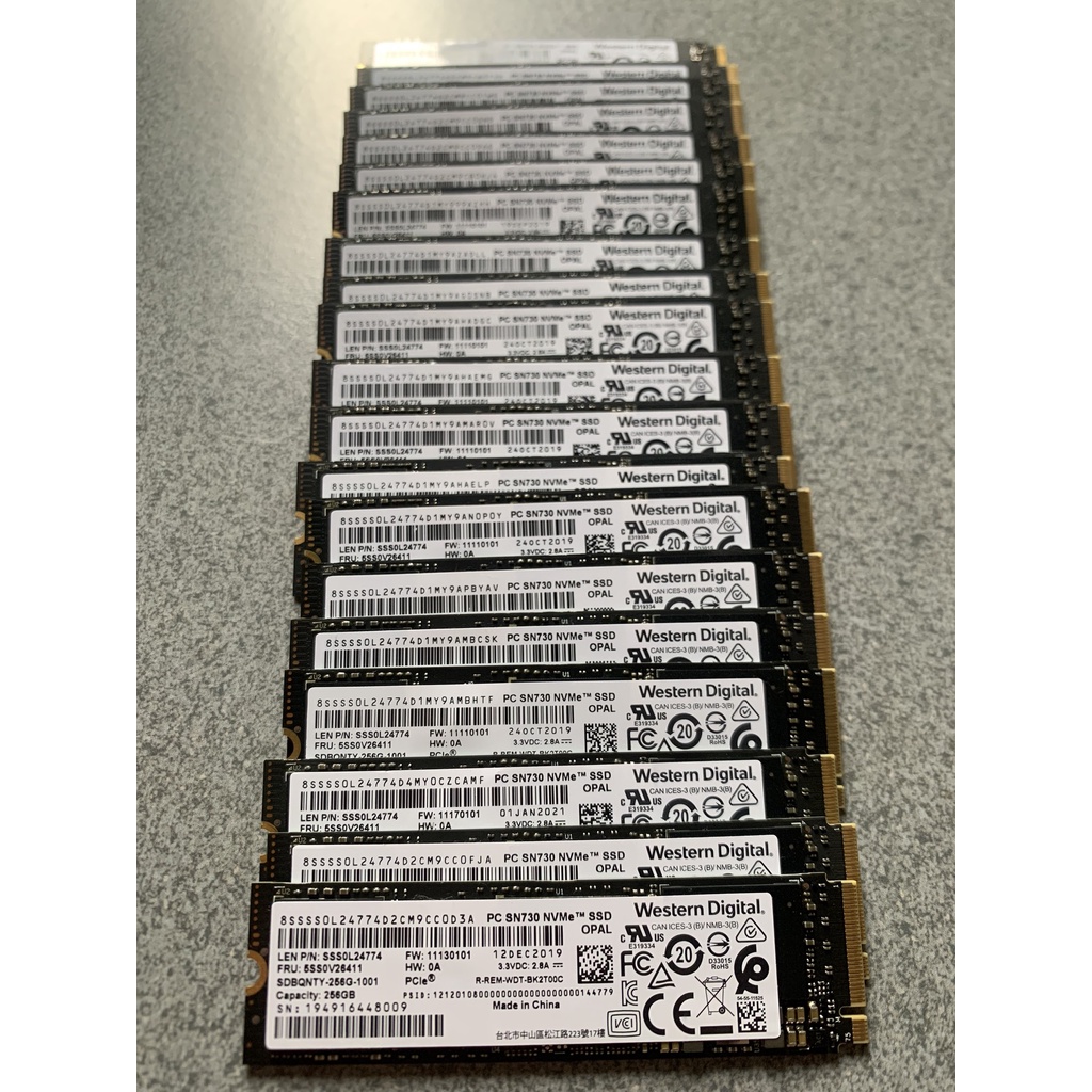 Bộ nhớ SSD WD SN730 256GB NVMe (M.2/PCIe - Chuẩn 2280) | BigBuy360 - bigbuy360.vn