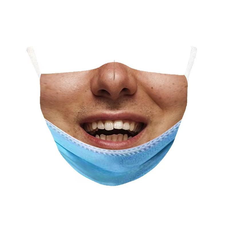 Khẩu trang hình chú hề ngộ nghĩnh có dây đeo tiện dụng