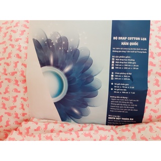BỘ DRAP BỌC COTTON 1M6*2M & 1M8*2M 5 MÓN