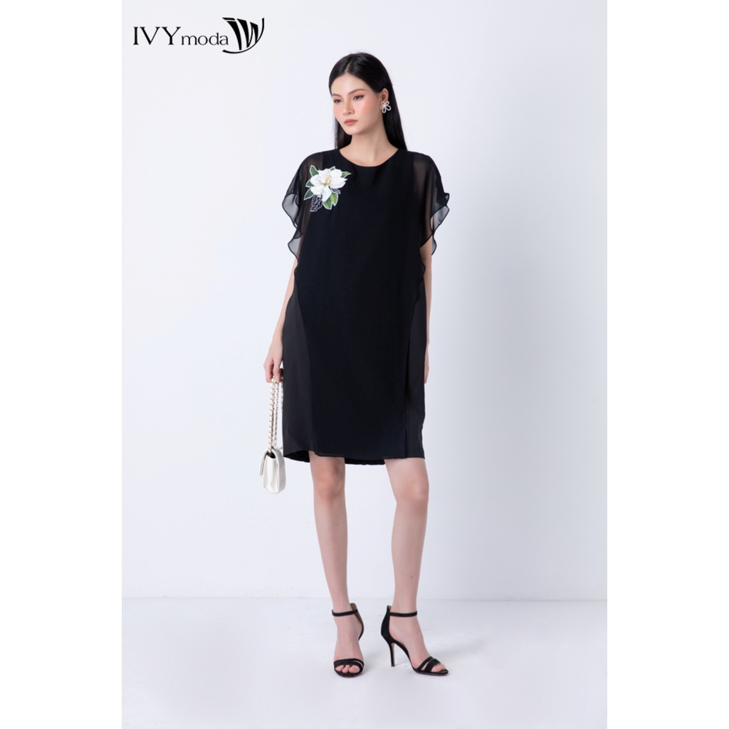 Đầm suông tay liền IVY moda MS 48M6750