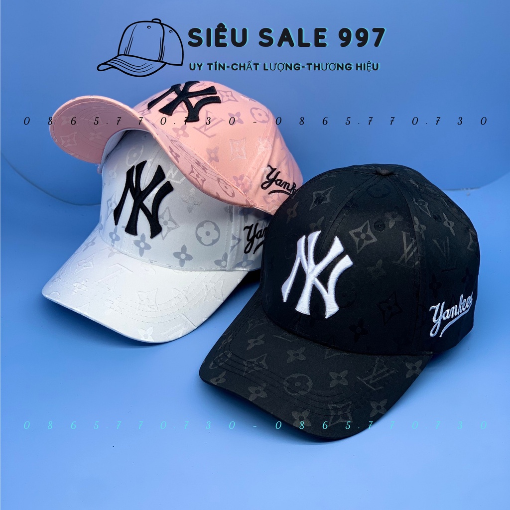 MŨ LƯỠI TRAI CHẤT VẢI GẤM THÊU LOGO N -YY CAO CẤP THỜI TRANG NAM NỮ SIÊU ĐẸP