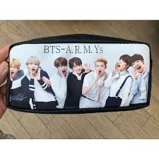 Hộp bút Bóp Viết Túi bút in hình nhóm BTS Bangtan Boys