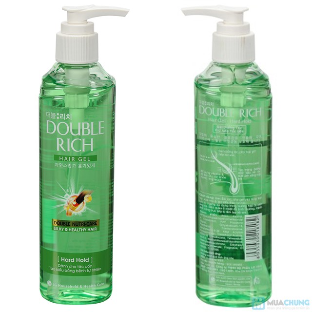 Gel vuốt tóc tạo kiểu Duoble Rich 250ml