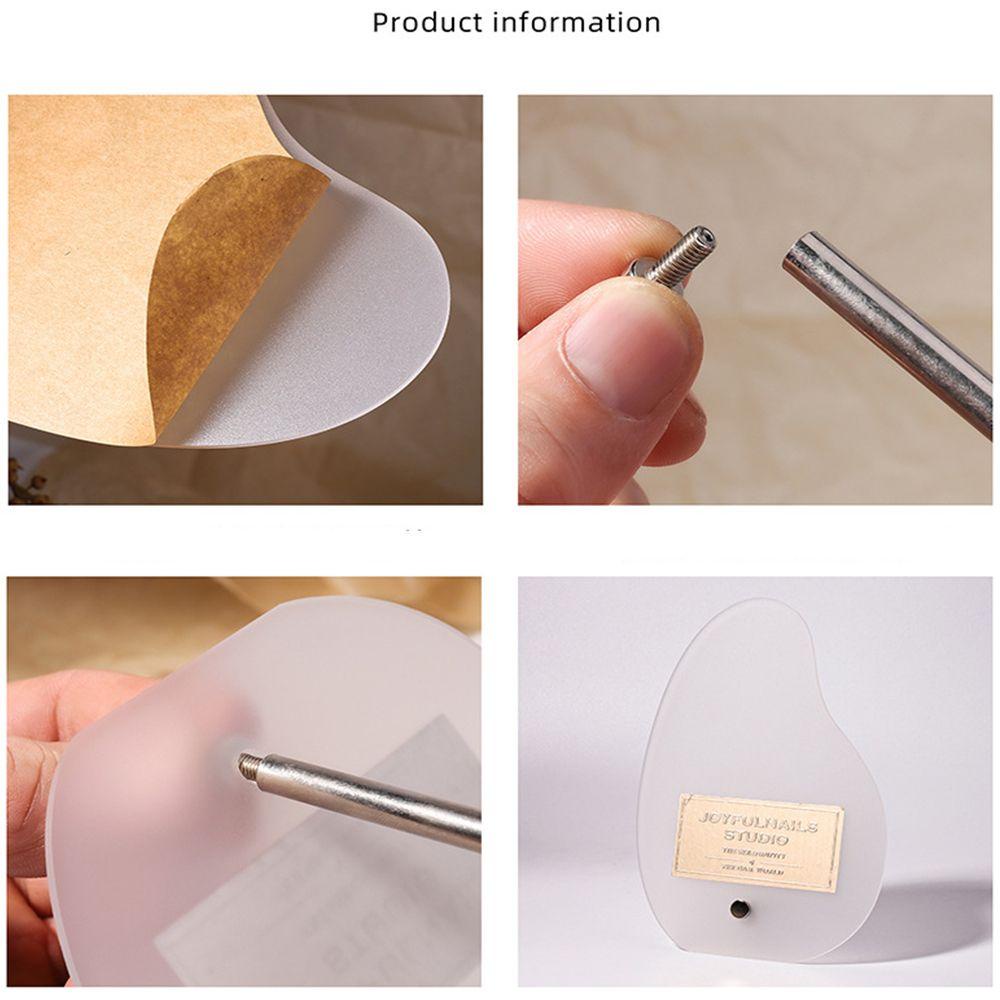 Kệ Trưng Bày Móng Tay Giả Bằng Acrylic Trong Suốt Gọn Nhẹ DIY