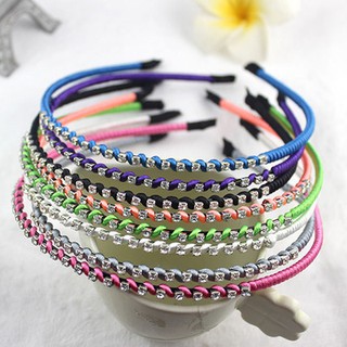 10 chiếc màu khác nhau - bờm tóc mái đính đá cườm dễ thương