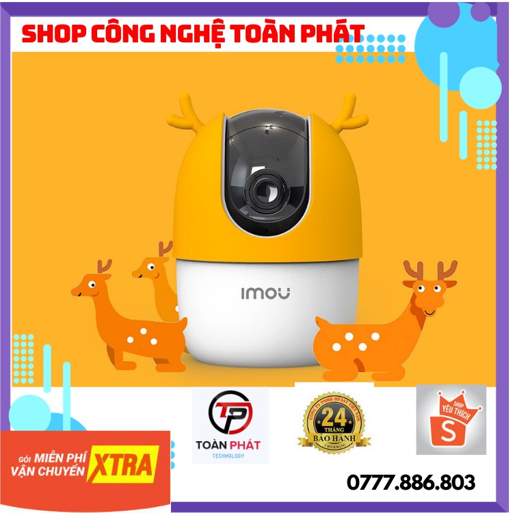 Camera wifi imou A22P 2M Renger2 Chính hãng, camera an ninh full HD giá rẻ, Công ty con của Dahua