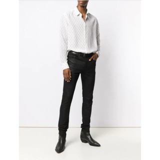 Sơ mi Saint Laurent Paris Lá Bài