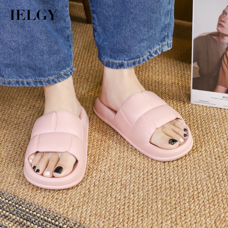Dép IELGY thiết kế mũi tròn màu kẹo thoải mái dành cho nữ