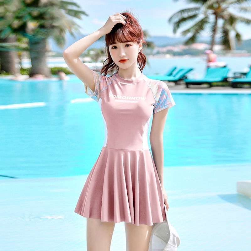Bikini đi biển quyến rũ thời trang Hàn Quốc liền mảnh cho nữ