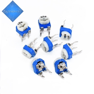 20 Cái / lốc RM065 RM-065 100 200 500 1K 2K 5K 10K 20K 50K 100K 200K 500K 1M ohm Tông Đơ Tông Đơ Điện Trở Biến