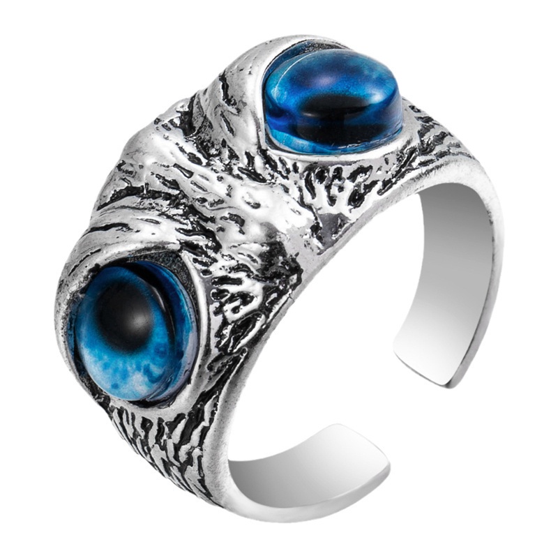 Nhẫn hợp kim màu bạc hình động vật 999