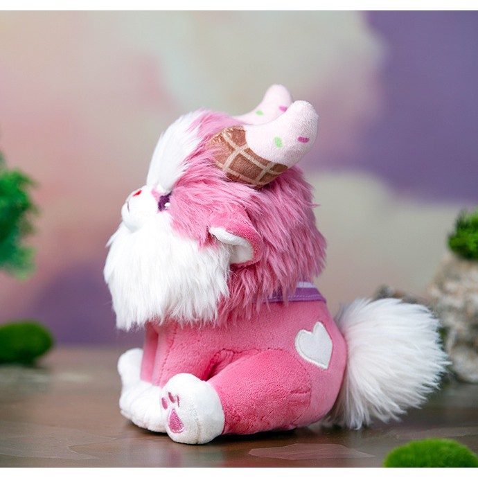 Gấu bông TFT Cục Đường - Linh thú ĐTCL  - LoL Sugarcone Furyhorn Plush - Chính hãng LMHT Riot Games