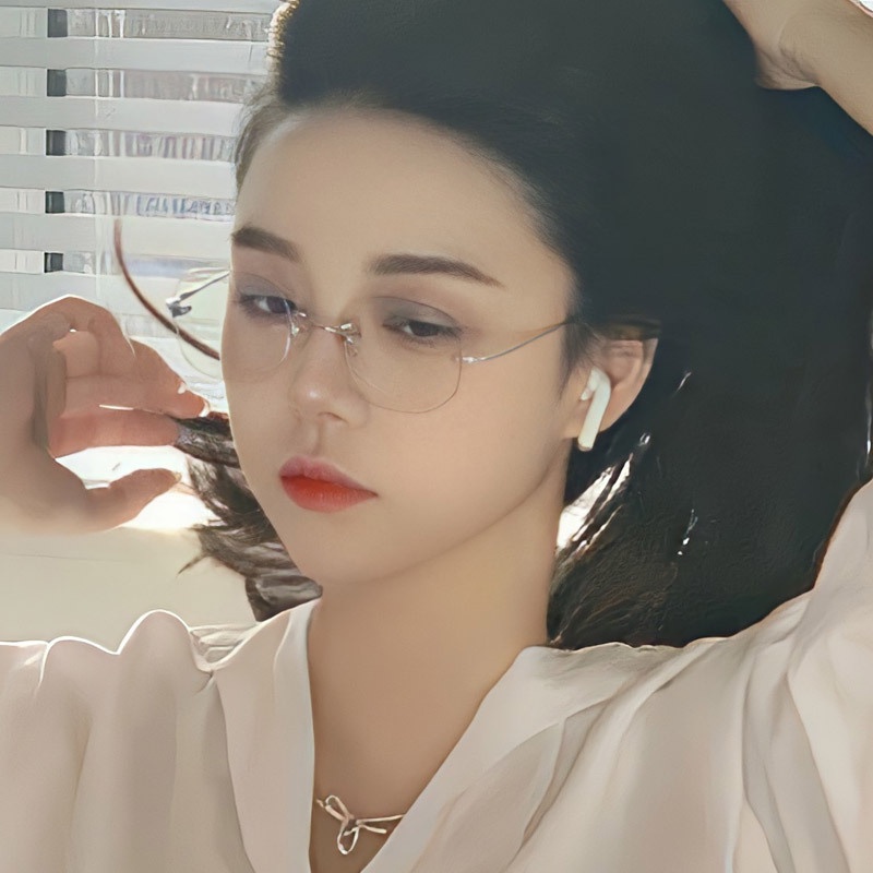 Mắt Kính Không Vành Chống Bức Xạ Ánh Sáng Xanh Có Thể Thay Thế Được