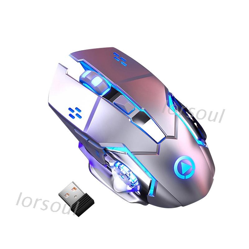 IOR* 3200DPI 6 Key Light Weight Ultra Quiet Rechargeable RGB Gaming Mouse E-sports
