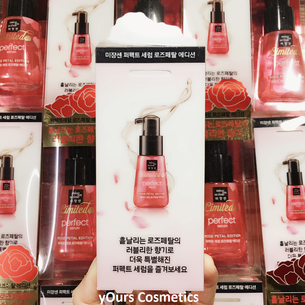 [Auth Hàn] Tinh Chất Dưỡng Tóc Misen Hoa Hồng Perfect Repair Rose Edition 70ml Đỏ - Tinh Dau Duong Toc Miseen Đỏ