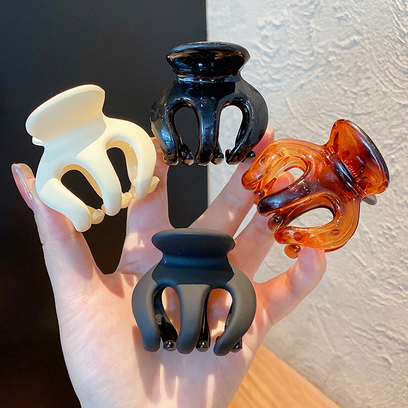 Kẹp Tóc Acrylic Hình Lục Giác Nhỏ Nhắn Xinh Xắn Thời Trang Hàn Quốc