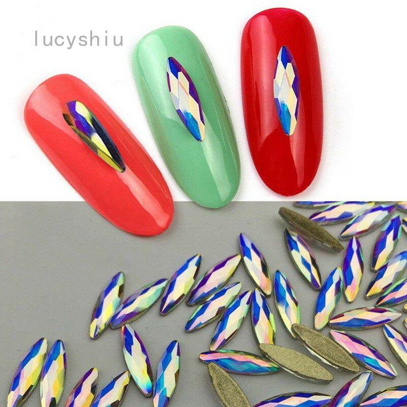 Đá 3d Hình Giọt Nước Trang Trí Móng Tay