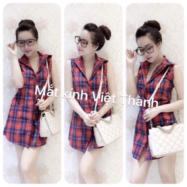 gọng Kính cận nam nữ thời trang bản to ngố giả cận Helen tiktok hottrend nhận làm kính có độ cận viễn loạn theo yêu cầu