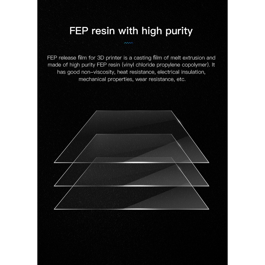 Tấm Film Fep Thay Thế Máy In 3D Resin  Dùng Cho Tất Cả Màn 2K