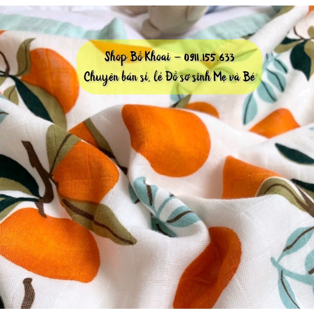 Chăn xô sợi tre 4 lớp - Chăn sợi tre ADEN ANAIS, MANNY, KILUTA - Chăn sợi tre cho bé - Bố Khoai Store