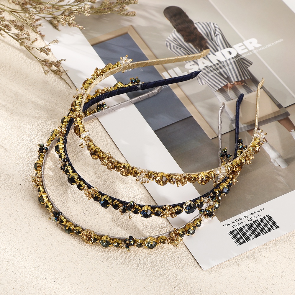 Cài tóc HAIMEIKANG đính đá giả kim cương kích thước đơn giản thời trang dành cho bạn nữ